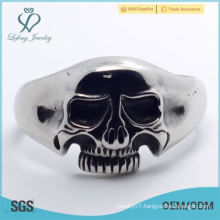 New Arrive Mens Heavy Skull Polishing Sliver Bangle Bracelet Stainless Steel Fashion Jewelry Gift